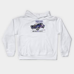 Lada 2105 VFTS Group B Front 06 Kids Hoodie